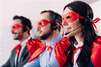  Super Call Center Agents empowered to assist customers and improve customer experience while reducing AHT